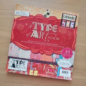 Literary Themed 12" x 12" Cardstock Book